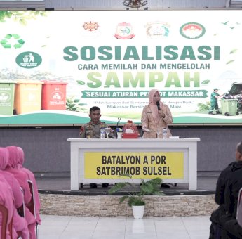 DWP Makassar dan Bhayangkari Edukasi Pemilahan Sampah dari Rumah