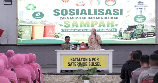 DWP Makassar dan Bhayangkari Edukasi Pemilahan Sampah dari Rumah
