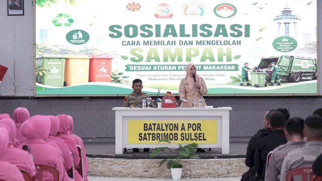 DWP Makassar dan Bhayangkari Edukasi Pemilahan Sampah dari Rumah