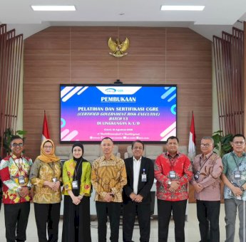 Inspektur Daerah Kota Makassar dinyatakan Kompeten dalam Sertifikasi CGRE: Perkuat Penerapan MRPN LS pada Pemkot Makassar