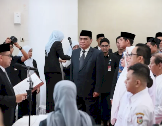 Usai Pelantikan Kepala Puskesmas, DPPKB Makassar Tekankan Kolaborasi Cegah Stunting