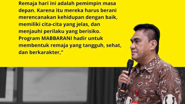 MABBARANI Jadi Ruang Edukasi Remaja Siapkan Masa Depan