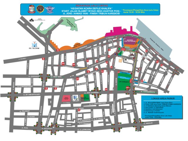 Cek, Ini Titik Lokasi Parkir MTQ VIII KORPRI 2026
