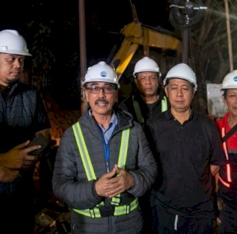 Amankan Pasokan Air Bersih, Dirut PDAM Makassar Tinjau Langsung Normalisasi Intake Manggala