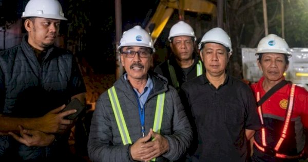 Amankan Pasokan Air Bersih, Dirut PDAM Makassar Tinjau Langsung Normalisasi Intake Manggala