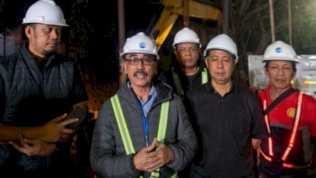 Amankan Pasokan Air Bersih, Dirut PDAM Makassar Tinjau Langsung Normalisasi Intake Manggala