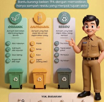 DKP Makassar Ikut Imbau Warga Pilah Sampah dari Rumah, TPA Tamangapa Hanya Terima Residu