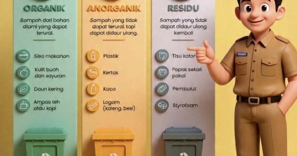 DKP Makassar Ikut Imbau Warga Pilah Sampah dari Rumah, TPA Tamangapa Hanya Terima Residu