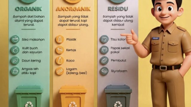 DKP Makassar Ikut Imbau Warga Pilah Sampah dari Rumah, TPA Tamangapa Hanya Terima Residu