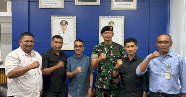PDAM Makassar dan Yonkav-10 Mendagiri Perkuat Sinergi Tingkatkan Layanan Air Bersih