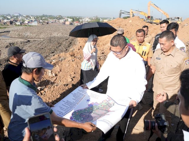 Munafri-Melinda Kunjungi TPA Tamangapa Cek Progress Transformasi Menuju Sanitary Landfill