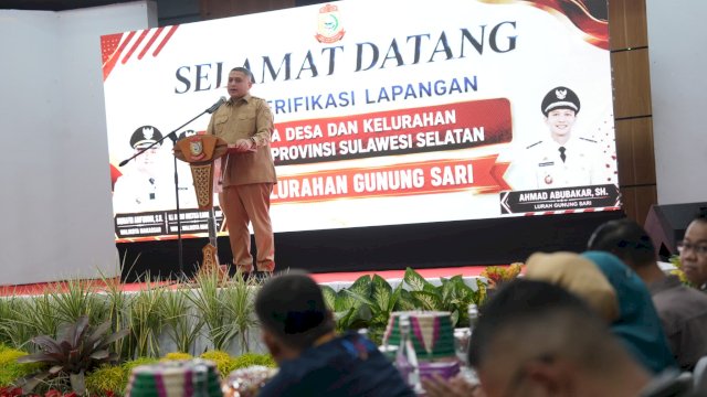 Wali Kota Makassar Optimistis Gunung Sari Raih Predikat Kelurahan Terbaik Sulsel