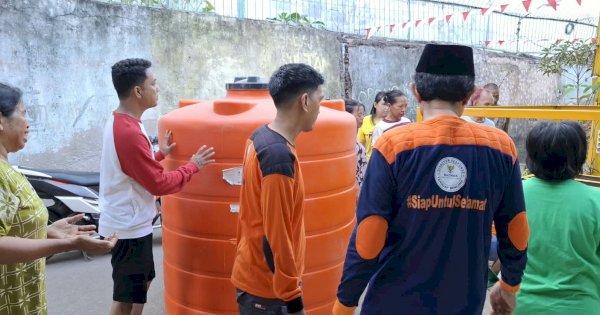 Baznas Makassar Turun Tangan Atasi Krisis Air Bersih di Utara Kota