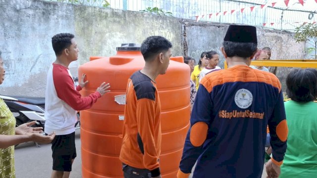 Baznas Makassar Turun Tangan Atasi Krisis Air Bersih di Utara Kota