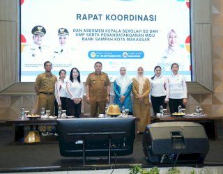 DLH-Disdik Makassar Perkuat Pengelolaan Sampah Berbasis Sekolah