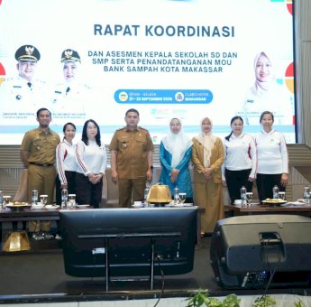 DLH-Disdik Makassar Perkuat Pengelolaan Sampah Berbasis Sekolah
