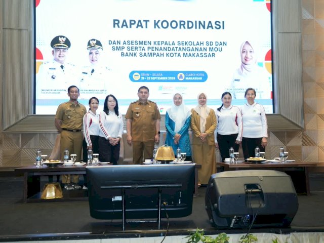 DLH-Disdik Makassar Perkuat Pengelolaan Sampah Berbasis Sekolah