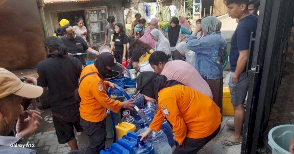 BPBD Makassar Perluas Distribusi Air Bersih hingga 157 Titik