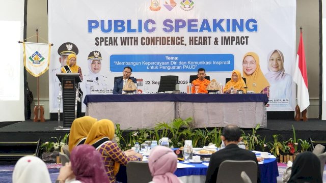 Pokja Bunda PAUD Makassar Gelar Public Speaking, Perkuat Kompetensi Komunikasi