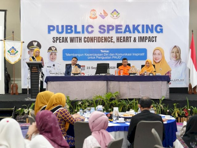 Pokja Bunda PAUD Makassar Gelar Public Speaking, Perkuat Kompetensi Komunikasi