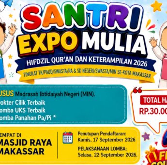 Pemkot Makassar Bakal Gelar Santri Expo Mulia 2026