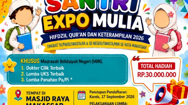 Pemkot Makassar Bakal Gelar Santri Expo Mulia 2026