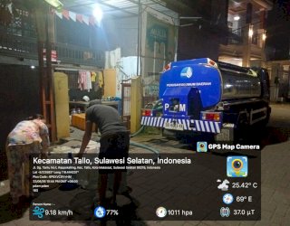 PDAM Makassar Telah Distribusikan 4,56 Juta Liter Air Bersih di Tengah Kemarau Panjang