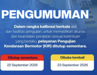 Layanan Uji KIR Dishub Makassar Ditutup Sementara 22 September
