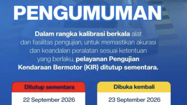 Layanan Uji KIR Dishub Makassar Ditutup Sementara 22 September