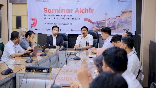 Bapenda Makassar Catat IKM 87,75 dengan Kategori Pelayanan Baik