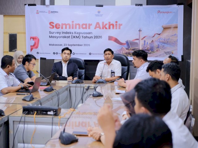 Bapenda Makassar Catat IKM 87,75 dengan Kategori Pelayanan Baik