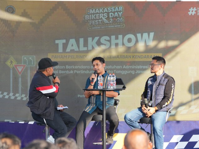 Bapenda Makassar Perluas Edukasi Perpajakan Lewat Makassar Bikers Day Fest 2026