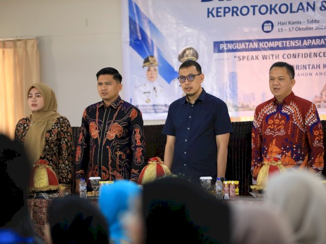 Buka Bimtek, Sekda Makassar: Keprotokolan Punya Peran Penting Jaga Citra Pimpinan