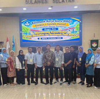 KKG GUGUS I Syekh Yusuf Kompleks Mangkura Bekali Guru Rancang Kokurikuler