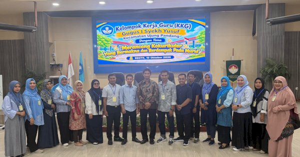 KKG GUGUS I Syekh Yusuf Kompleks Mangkura Bekali Guru Rancang Kokurikuler
