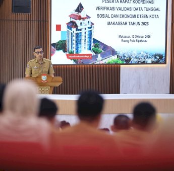 Sekda Makassar Minta Camat dan Lurah Validasi Data DTSEN, Sasar 559 Ribu Jiwa