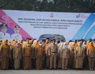 Pemkot Makassar Perpanjang Kontrak 6.472 Tenaga PPPK Paruh Waktu
