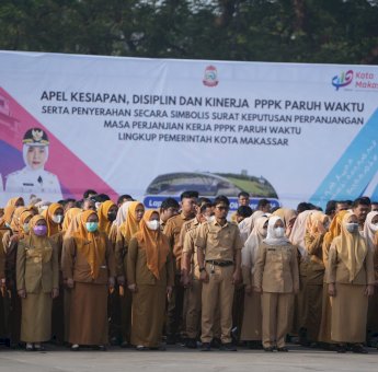 Pemkot Makassar Perpanjang Kontrak 6.472 Tenaga PPPK Paruh Waktu