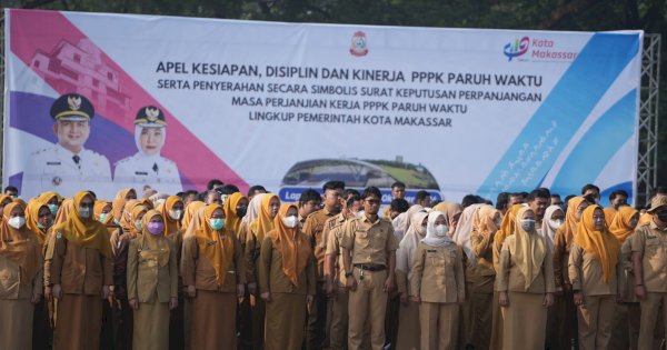 Pemkot Makassar Perpanjang Kontrak 6.472 Tenaga PPPK Paruh Waktu