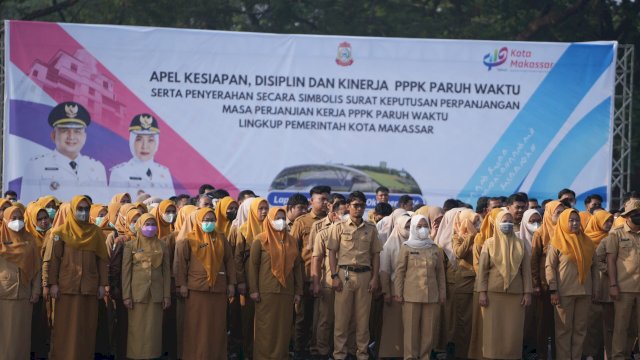 Pemkot Makassar Perpanjang Kontrak 6.472 Tenaga PPPK Paruh Waktu