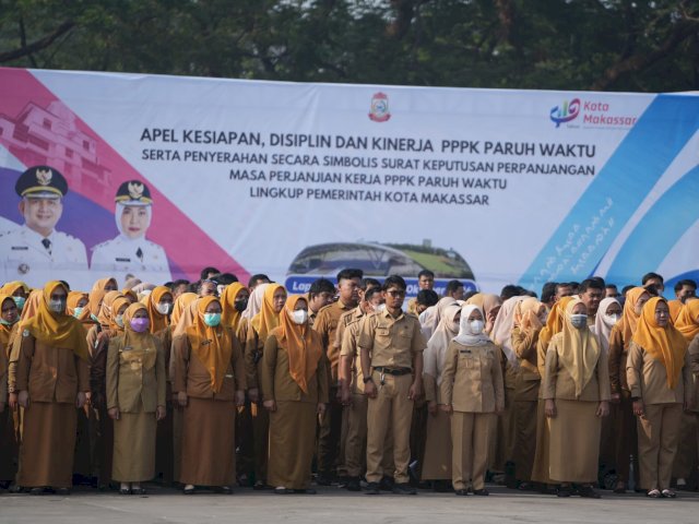 Pemkot Makassar Perpanjang Kontrak 6.472 Tenaga PPPK Paruh Waktu