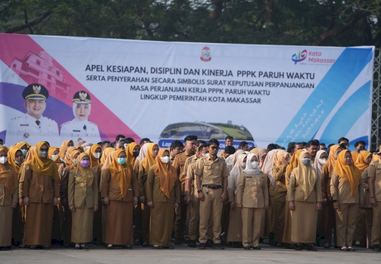 Pemkot Makassar Perpanjang Kontrak 6.472 Tenaga PPPK Paruh Waktu