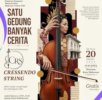 Pameran &ldquo;Satu Gedung Banyak Cerita&rdquo; Padukan Sejarah dan Musik di Museum Makassar