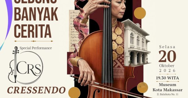 Pameran “Satu Gedung Banyak Cerita” Padukan Sejarah dan Musik di Museum Makassar