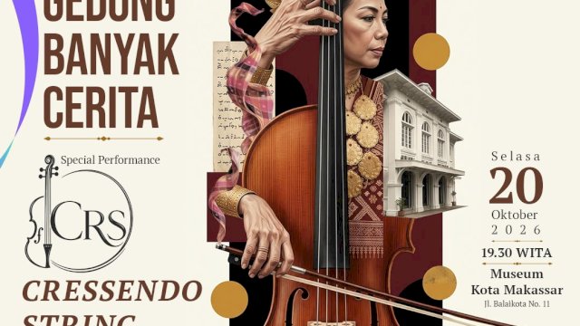 Pameran &ldquo;Satu Gedung Banyak Cerita&rdquo; Padukan Sejarah dan Musik di Museum Makassar