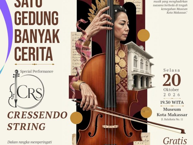 Pameran &ldquo;Satu Gedung Banyak Cerita&rdquo; Padukan Sejarah dan Musik di Museum Makassar