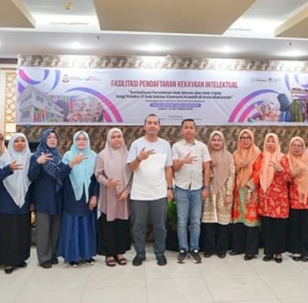 Dispar Makassar Dorong Pelaku Ekraf Lindungi Hak Merek dan Hak Cipta