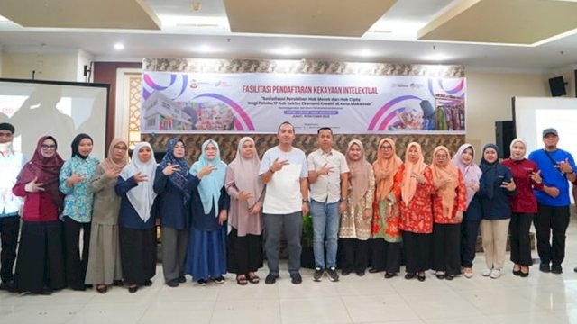 Dispar Makassar Dorong Pelaku Ekraf Lindungi Hak Merek dan Hak Cipta