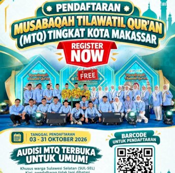 Pemkot Makassar Buka Pendaftaran MTQ 2026, Terbuka untuk Umum!