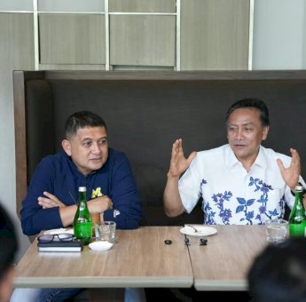 Ketua Dewan Pakar Andi Alfian Mallarangeng Temui Munafri Arifuddin, Ajak Gabung ke Demokrat